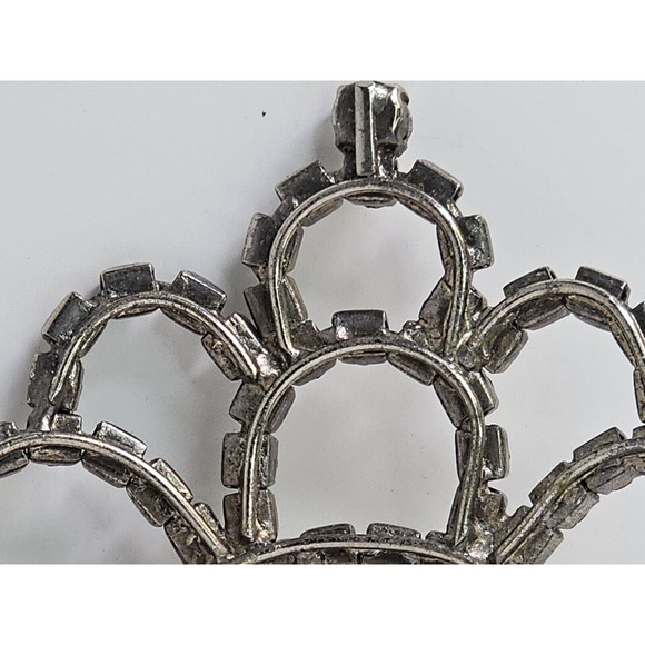 Vintage 1940s - 50s Rhinestone Tiara - Picture 9 of 14